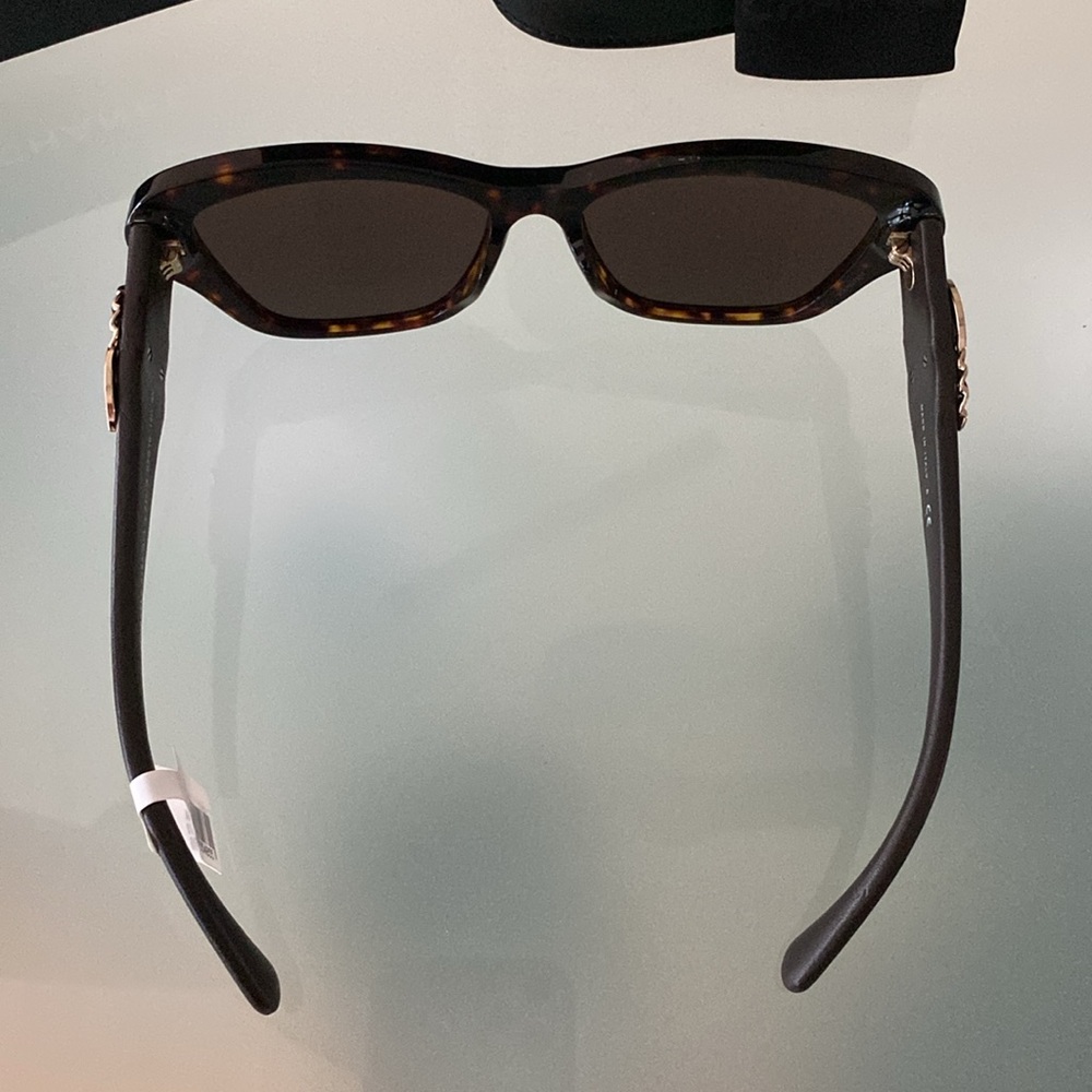 NIB Auth CHANEL dress BUTTERFLY SUNGLASSES/glasses/frame Ref.5457QA C714/3 ITALY - Picture 4 of 14